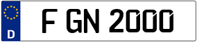 Truck License Plate